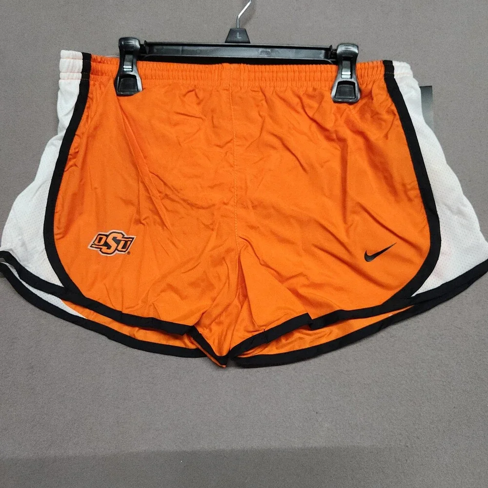 Nike Oklahoma State Cowboys Osu Dri-Fit Athletic Shorts Youth L Orange 143